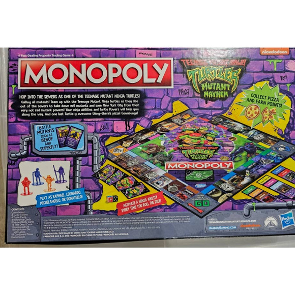 Teenage Mutant Ninja Turtles Monopoly NWT - Picture 2 of 6
